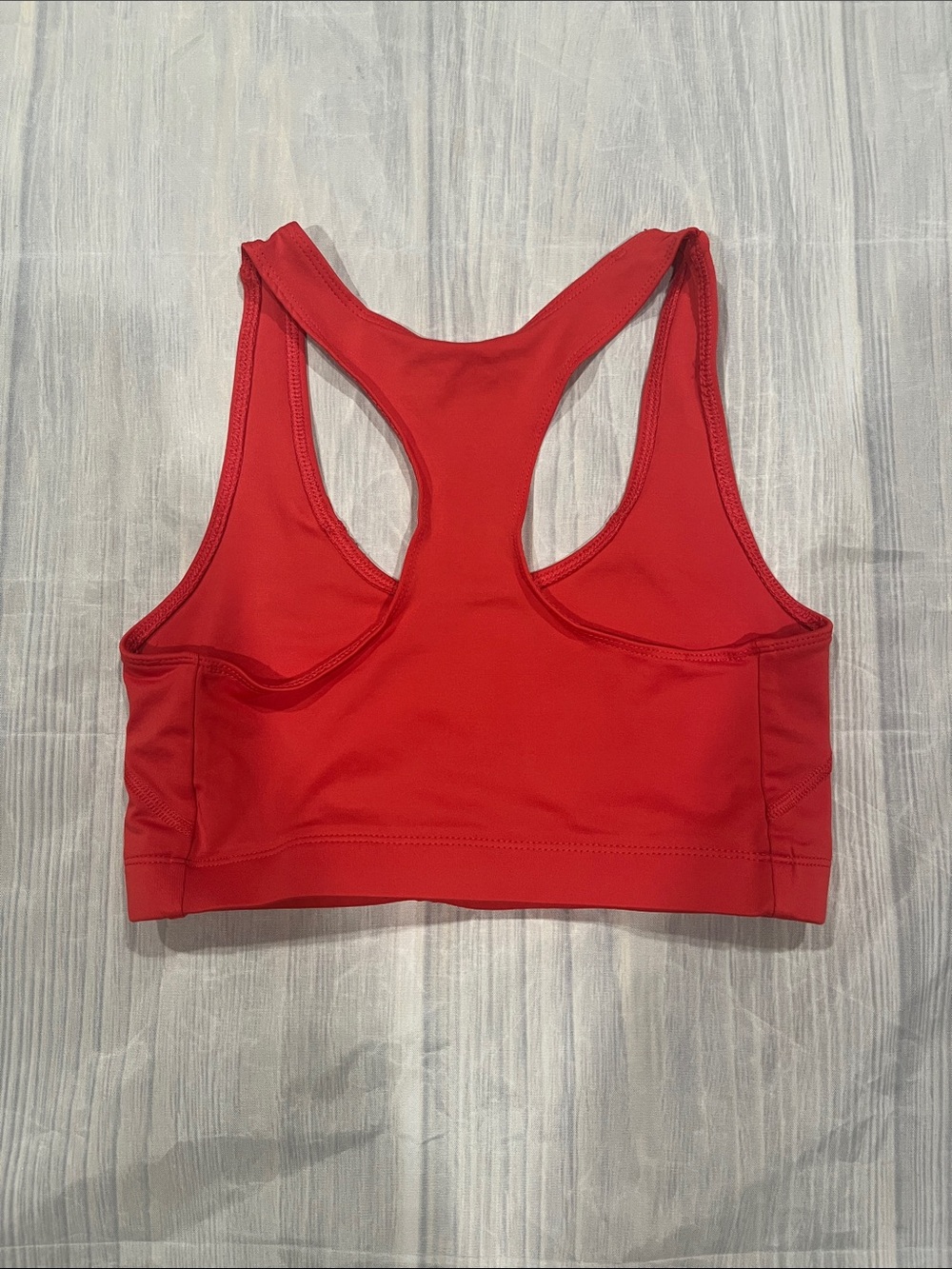 BCG Red Racerback Sports Bra - Picture 2 of 5